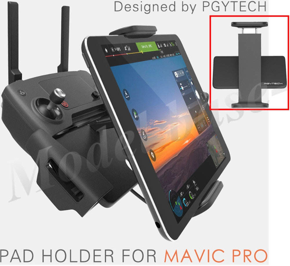 PGY DJI Mavic Pro remote control Accessories 7-10 Pad Mobile Phone Holder aluminum Flat Bracket tablte stander Parts RC drones