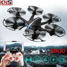 Free Shipping MJX X800 2.4G 4CH 6-Axis UAV Quadcopter RTF Drone RC Helicopter Can Add C4005 WIFI FPV Camera & C4002 VS H20 H107D